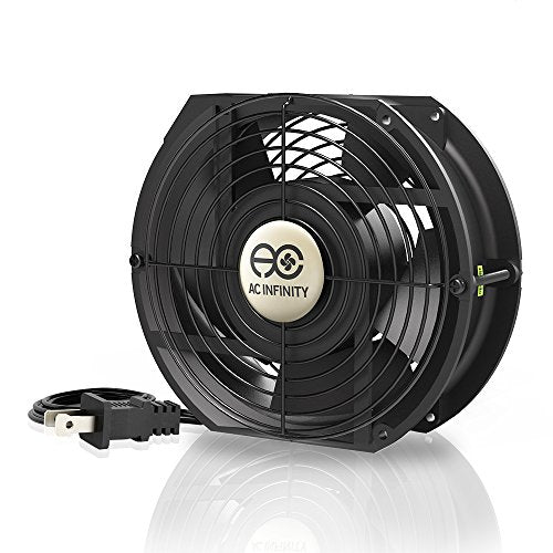 AC Infinity AXIAL 1751, Muffin Fan, 120V AC 172mm x 150mm x 51mm. | High Speed, UL-Certified for DIY Cooling Ventilation Exhaust Projects - size: Single 172 x 150 x 51 mm, High Speed
