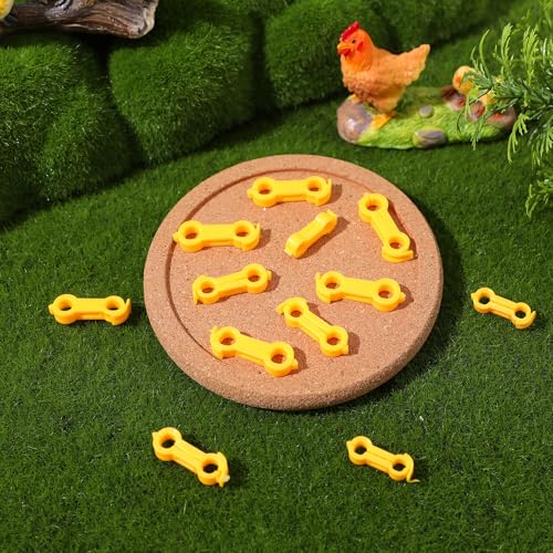 Chick Leg Stabilizer Brace 12Pcs Baby Bird Splay Leg Correction Bands Adjustable Hobble Support for Newborn Chicken Parrot Alignment and Stability