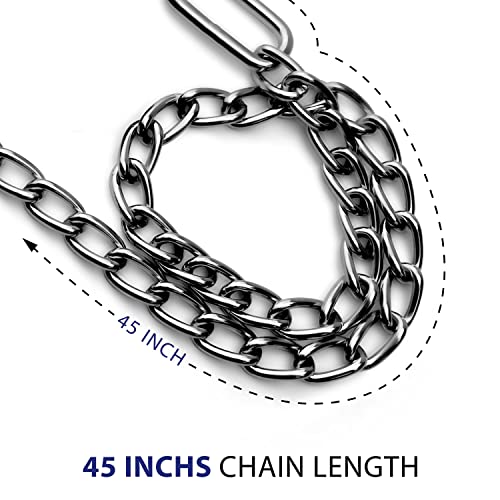 Durable OB Handle Apparatus with 2 Handle Puller Hooks and 2 Chains - Stainless Steel for Cow, Goat, and Cattle Delivery Instruments on Dairy Farms, 45 Inch - size: 45 Inch