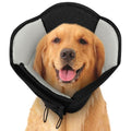 Soft Cone, Large Dog Cone Alternative for Recovery, Black - color: Black, size: Large