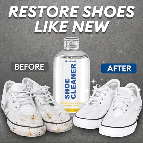 Shoe Cleaner Kit – Fast Dirt And Stain Removal, Anti-Yellowing Care | For White Shoes & Sneakers, Leather, Canvas, Mesh, Knit And Rubber, Brush & Towel Included - color: Complete Deep Cleaning Kit 10.6 Oz