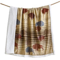 Indigo Hill by HiEnd Accents Home on the Range 54x68 Throw Blanket | Buffalo Bison Print with Aztec Pattern, Western-Style Sherpa Fleece Blanket for the Couch, Sofa, Bed, or Camping - color: Buffalo Bison