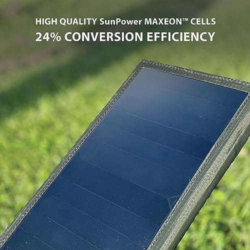 ELECOM NESTOUT Portable Solar Panel, Dual USB-A Ports, 28W Power Generation Charger for Phone Camping, Durable Water-Resistant Ripstop Nylon, Foldable Lightweight, Adjustable Stands (4-Panel) - color: 4-Panel