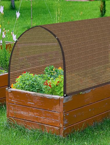80% Garden Shade Cloth Sun Shade Fabric – UV Resistant Durable Sunblock Netting for Plants, Outdoor Patio, and Greenhouse Coverage - size: 3x3FT