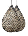Tackmore 2pcs 36’’ Length Slow Feed Hay Nets for Horses & Livestock Easy to Hang Hay Bags for Horses with Drawstring Closure-Black 1.75" (Slow Feed) - size: 1.75"