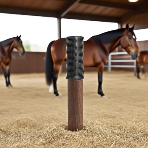 3 Pack Horse Scratching Post Pad, 14 x 11.8 Inch PVC Dog Back Scratcher, Livestock Scratching Brush, Horse Brushes Scratch Itch Relief Post Pad for Livestock, Horse Grooming, Cattle, Sheep