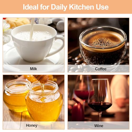 Ultra-Fine Nylon Mesh Strainer- Mini Kitchen Colander for Coffee, Milk, Yogurt, Juice - Non-Slip Handle & Hanging Hole (120/200 Mesh) - size: 120&200 Mesh