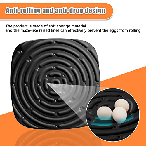 4PCS Chicken Nesting Box Pads, Washable Nesting Pads for Chicken Coop Bedding Nest Box Liners (Orange) - color: Orange