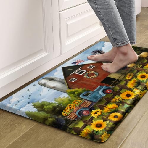 Briarwood Lane Summer Comfort Mat 30x18 Sunflower Barn for Summer Comfort Mat
