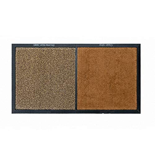 HAPYLY Disinfection Floor Pad Mat Sanitizing Floor Mat Multifunction Entrance Mat Footbath Mat RugShoe Mat Home Hotel (Brown) - color: Brown