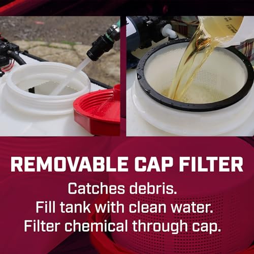 Chapin 97664: Made in The USA 15-Gallon Tow-Behind 2.5GPM/12V EZ Mount Deluxe Multi-Purpose ATV/UTV Tank Sprayer for Lawn & Garden, Farm & Acreage, Weed Control, with 2-Nozzle Spray Boom Attachment - size: 15-Gallon