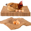 3Pcs Chicken Nest Box Pads Laying Hen Nesting Box Nesting Pads for Chicken Coop Fits Most Nesting Boxes, Chicken Coop Nest Liners - 11.8x11.8 - color: brown 3