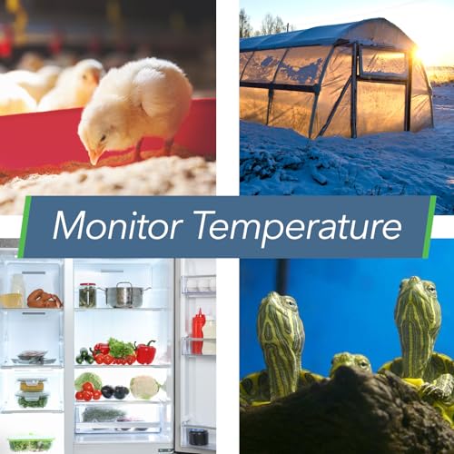 SensorPush HT.w Temperature & Humidity Sensor, Water Resistant, Bluetooth | Bluetooth sensor measures dewpoint, VPD & heat index, indoor/outdoor, unlimited in-app data, works with G1 Gateway, USA made