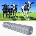 Farm Fence 6ft x 164ft Heavy Zinc Coating Cattle Deer Goat Fence,Galvanized Field Wire Fencing,Hog Wire Fencing for Yard Livestock & Animals Protection - size: Silver 72inx164ft