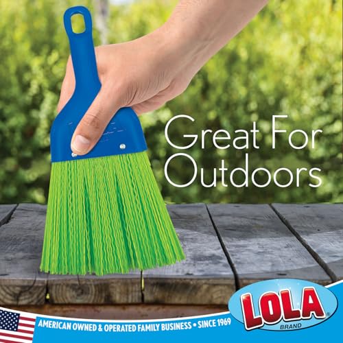 LOLA Whisk Broom, Hand Brush, 72 Pack Durable Bristles, Whisks Away Dirt & Debris, Compact, Hang Hole for Easy Storage, Indoor/Outdoor - size: 72 Pack, style: 2026 Model