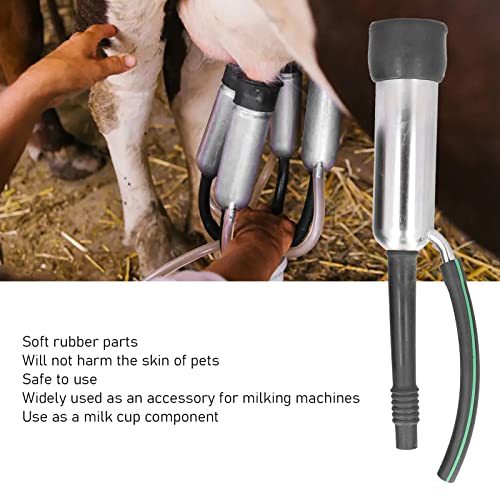 Cow Milking Machine Portable, Goat Milking Machine, Stainless Steel Milking Cup Milking Teat Cup Lightweight High Reliability Goat Milker for Milking Machine