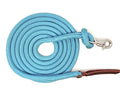 12FT Lead Rope with SS Snap - color: Ice Blue, size: 12 FT