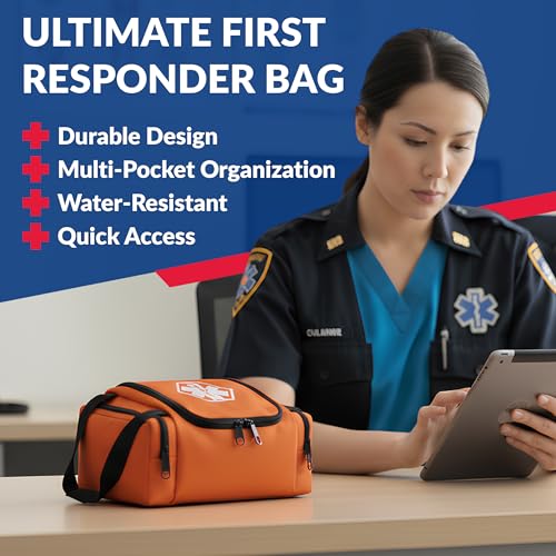 Dixigear Empty First Responder II Bag 10.5" x 5" x 8" - Orange - color: Orange