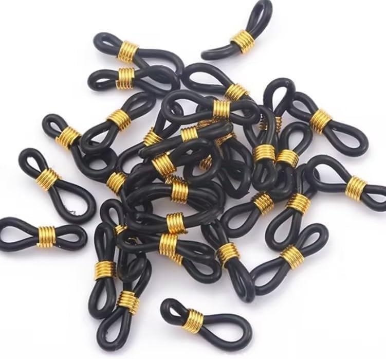 50 Pcs Black Baby Chick Splay Leg Hobble Chicken Leg Bands, Adjustable Chicken Hobble Braces for Spraddle Leg Repair Poultry Care Supplies,Bird Ducks Newly Hatched, Poultry Feeders
