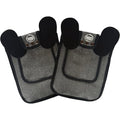 DOWN UNDER OUTDOORS 2 Small Extra Long Bantam Chicken Saddles (Gray Mesh) | Adjustable Straps, Chicken Apron, Poultry Saver, Pet Supplies, Including Shoulder Cover, Heavy Duty Shade Cloth Mesh - color: Dark Grey Mesh