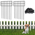 Animal Barrier Fence, 17 in(H) X 27 Ft(L) No Dig Garden Decorative Fencing | 25 Pack,Iron Wire,RustProof,Animal Barrier for Dog Rabbits - size: 17'' (H) X 27' (L)