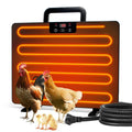 Chicken Coop Heater Radiant Heat Panel,Heat Warmer for Chicken Coop,Chicken Heater with Control Timing Function & Adjustable Temp for Chicken Kitten Pet Animal