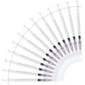 1ml Syringes with Needle 27G Needle 1/2 Inch Disposable Small Syringe for Liquids, Individually Wrapped, Pack of 100 - size: 1ML-27G 1/2"
