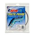 AFW Tooth Proof Fishing Line - Single Strand | High-Strength Stainless Steel Tooth Proof Fishing Line Single Strand Leader Wire Versatile Applications 360 lb test USA Made - color: Camo, style: #6, 58 Lb Test, 30 Ft