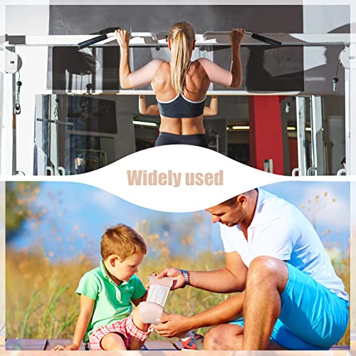 4 Rolls Elastic Tape Adhesive Elastic Tape Self Adhesive Bandage Wrap Flexible Stretch Bandages for Sports Ankle, Knee and Wrist Sprains Animal Pets, 5 Yard (4 Inch in Width) - size: 4 Inch in Width