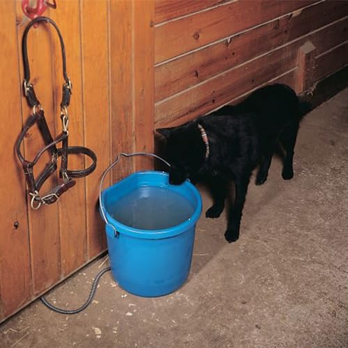 API 5 Gallon 115 Watt Heated Flat Back Bucket 20FB - size: 20 Quart