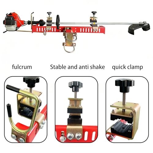ZTR-TR Zero Turn Mower Trimmer Holder Fit for 1"-2" Roll Bars Adjustable Quick Clamp Locking System