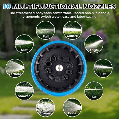 Garden Hose Nozzle High Pressure Leak Proof Spray Water Hose Nozzle Sprayer