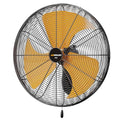 Pro Series 20 inch Oscillating High Velocity Wall Mount Fan, 6000 CFM Industrial Heavy Duty Metal Wall Fan, 3 Speeds, Adjustable Tilt, Quiet Operation Commercial Shop Fan for Garage - size: 20 inch - Indoor
