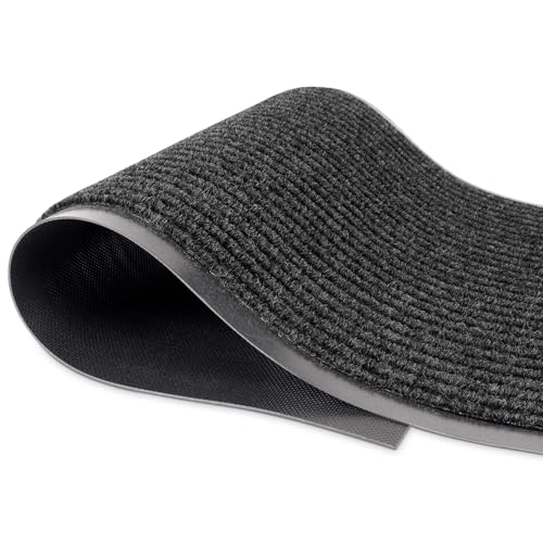 MaxMat® 4-Pack Extra Large Commercial Floor Mat, 3 x 5 Feet Heavy Duty, Waterproof, Low-Profile, Easy to Clean, Rubber Entry Mat (Black, 3 x 5 Feet - 4 Pack) - color: Black, size: 3 x 5 Feet - 4 Pack
