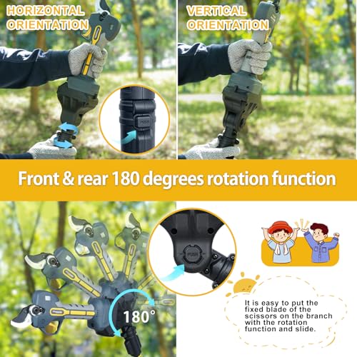 Telescopic Extension Pole for E-Series Pruners & Chainsaw | Compatible With All E-Series Tools (PR-E50、PR-E40 Pruning Shears & PR-E8 Saw), Extends Reach From 4.2 ft to 8.2 ft - style: PR-001-Pole