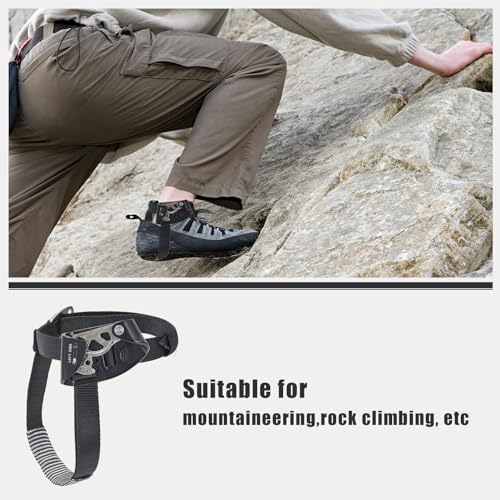 SOB Quick Step Foot Ascender,Outdoor Rock Climbing Tree Arborist, Mountaineering Equipment Climbing Rappelling Device for 8-13mm Rope