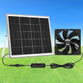 7.5" Solar Fan, Solar Powered Fans for Outside Chicken Coop & Greenhouse, Solar Exhaust or Intake Fans Outdoor Waterproof, for Doghouse Shed Air Circulation Ventilation Cooling, No Battery - size: 7.5" Fan