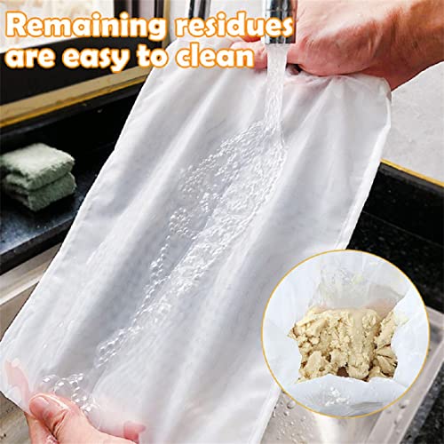 Food Grade Soy Milk Filter Bags, 200 Micron 20*30CM Fine Mesh Bag Milk Filter Bag All Purpose Food Strainer Nylon Cheesecloth