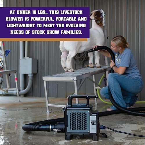 Weaver Livestock ProAir Fast Drying Electric Livestock Blower for Cows, Sheep & Goats - color: ProAir Flex