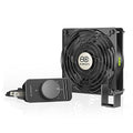 AC Infinity AXIAL S1238, 120mm Muffin Fan with Speed Controller | UL-Certified for Doorway, Room to Room, Wood Stove, Fireplace, Circulation Projects - size: Single 120 x 120 x 25 mm, Speed Controller