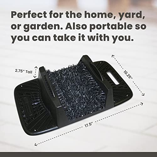 Clean Machine 10376937 Astroturf Dirt Trapper Shoe & Boot Scraper, Flint