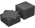 SUPERJARE 0.79'' Extra-Thick Exercise Equipment Mats, 48 Pcs 192 Sq Ft Rubber Top Floor Tiles with High Density EVA Foam, Interlocking Gym Flooring for Home Gym, Workout Mat, Black/Grey - size: 48 Tiles (192 Sq Ft)