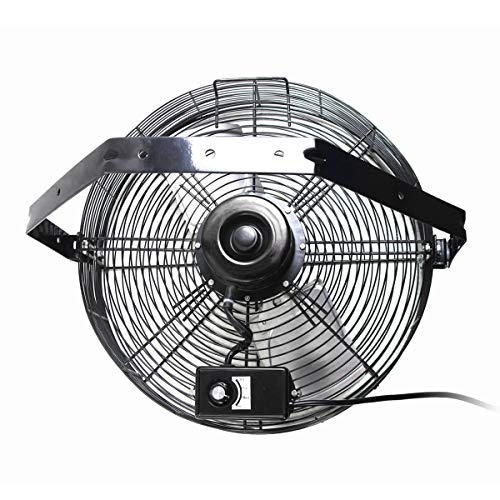Maxx Air Wall Mount Fan | 18" Commercial Grade Fan for, Garages, Shop, Barns and Patios for Outdoor Use | Easy Operation and Powerful 1,450 CFM | Industrial Wall Mount - size: 18" Industrial Wall Mount