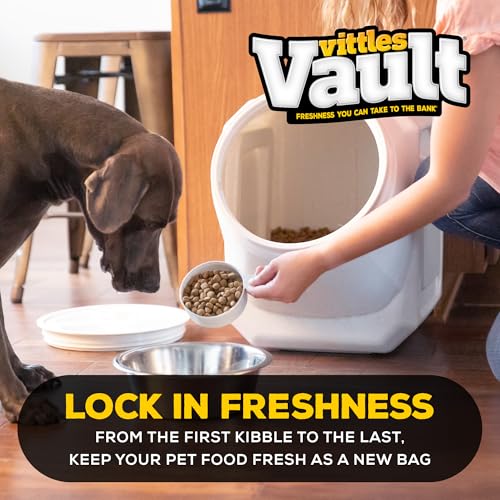 Vittles Vault Airtight Stackable Pet Food Storage Container Up to 60lbs | With Sealing Lid for Dry Pet Food, Made in USA, Measures 14.5 In L x 19 In H - size: 14.5"L x 22.0"W x 19.0"H
