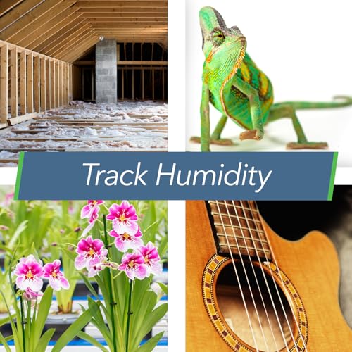 SensorPush HT.w Temperature & Humidity Sensor, Water Resistant, Bluetooth | Bluetooth sensor measures dewpoint, VPD & heat index, indoor/outdoor, unlimited in-app data, works with G1 Gateway, USA made
