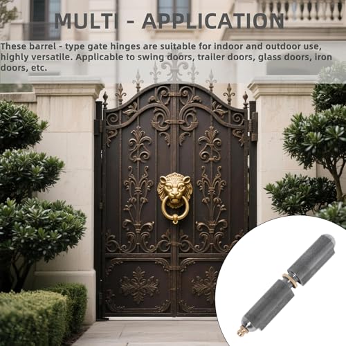 4 Pcs 6 Inch BBQ Smoker Weld on Bullet Hinges,Heavy Duty gate hinger,Carbon Steel Weldable Barrel Hinge for Swing Door Trailer Ramp - size: 6 Inch