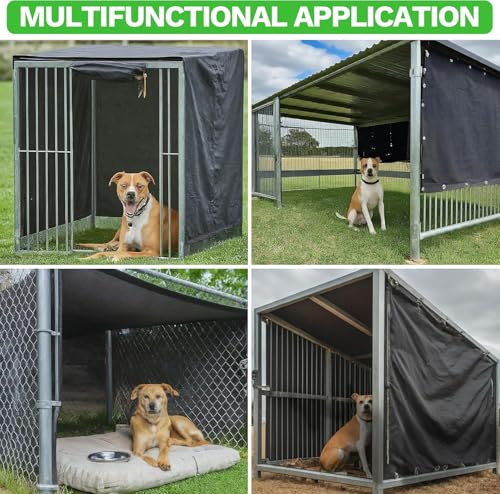 ColourTree 2' x 3' Turquoise Custom Size Shade Cloth with Grommets - 90% Sunblock, Durable Mesh Fabric Tarp for Dog Kennel Cover, Fence Privacy Screen, Greenhouse, Chicken Coop & Pet Playpen. - color: Turquoise, size: 2' x 3' Custom Size