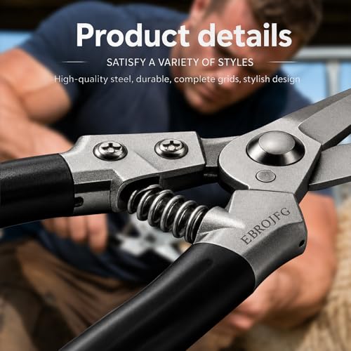 Goat Hoof Trimmers, Sheep Shears, Goat Hoof Trimmer Kit, Pruning Shears Horse Grooming Supplies Hoof Accessories – Versatile Hoof Wire and Pipe Cutting Tool for Pruning Plants as Pruning Shears - color: Silver