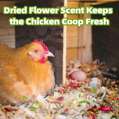 24 OZ Nesting Herbs for Chicken Coop, Premixed 8 Dried Herbs Nesting Pads,Chicken Coop Accessories Help Coop Smell Promote Egg Production - size: 24 OZ