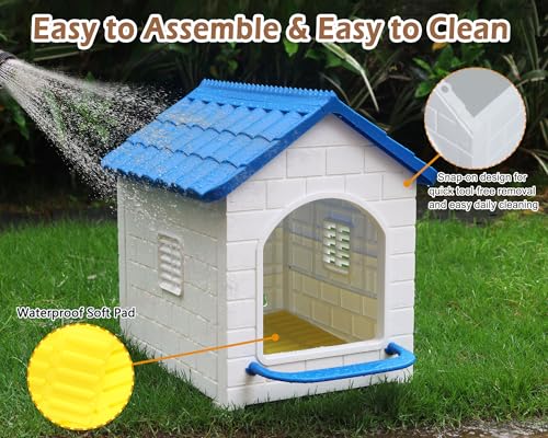 Nesting Boxes for Chicken, Plastic Single Compartment Chicken Nesting Box | for Laying Eggs for Hens, Ducks and Poultry - Blue - color: Blue